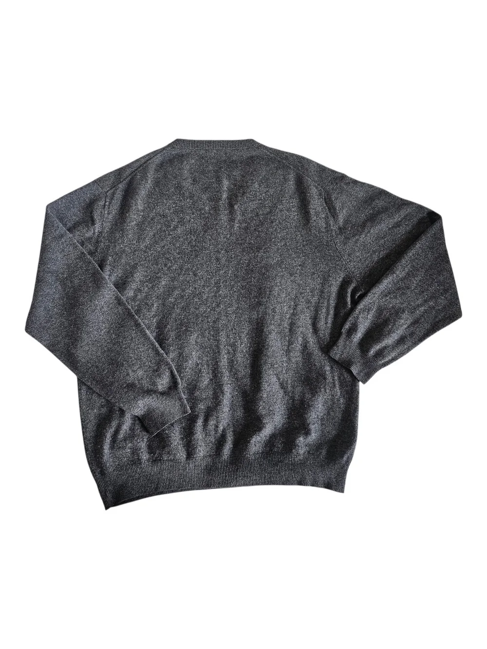 J. Crew Men's Heather Gray V-Neck Sweater